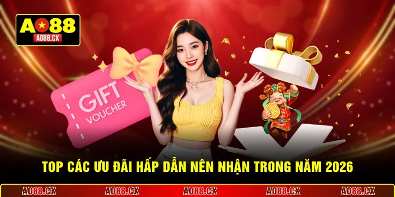 Top các ưu đãi hấp dẫn nên nhận trong năm 2026